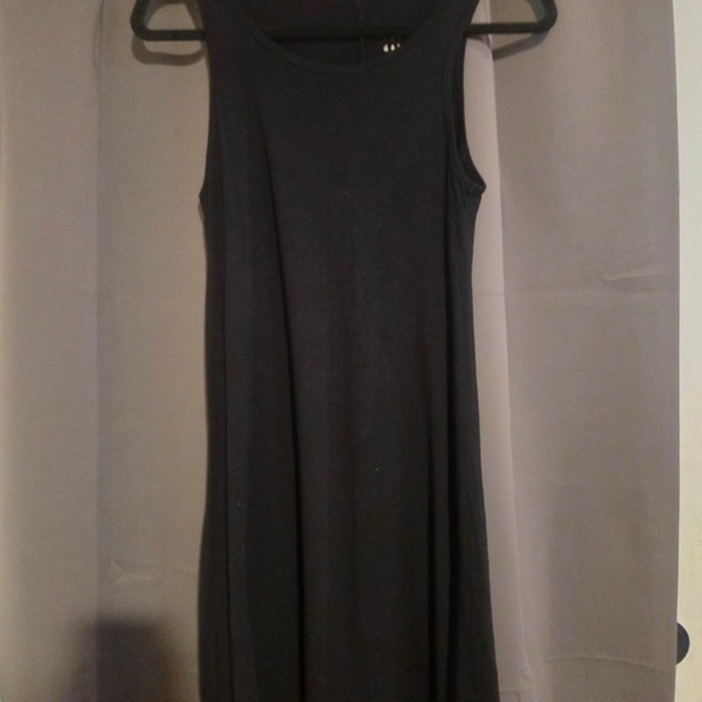 A New Day Black Sleeveless Knit Midi‎ Dress, Women's Small